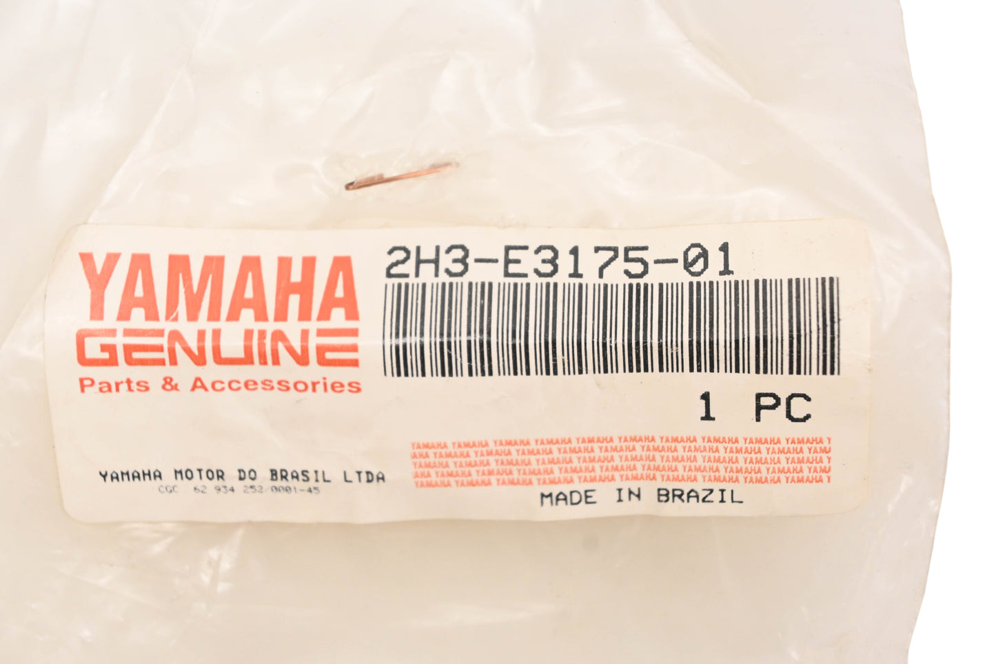 New OEM Yamaha 2H3-E3175-01-00 Oil Pump Worm Shaft NOS