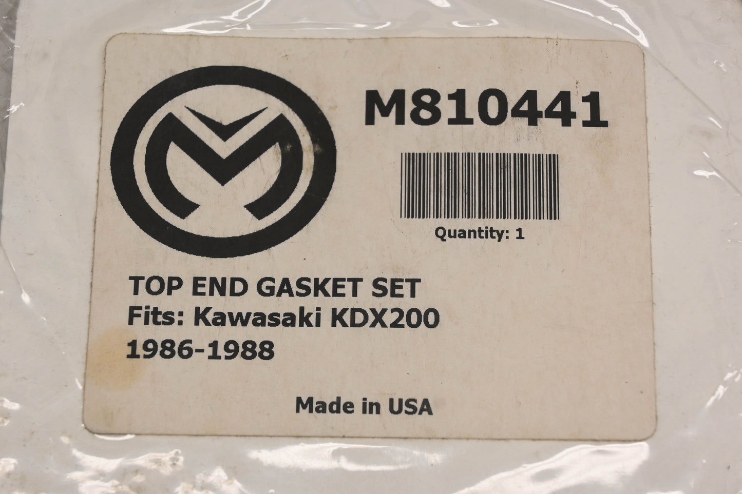Moose Racing M810441 Top End Gasket Kit NOS