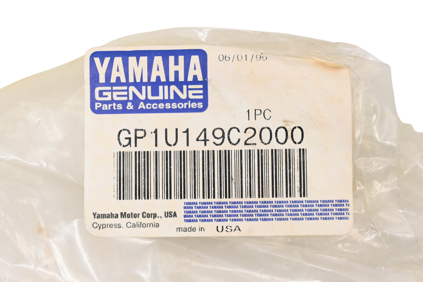 New OEM Yamaha GP1-U149C-20-00 Reverse Shift Cable NOS