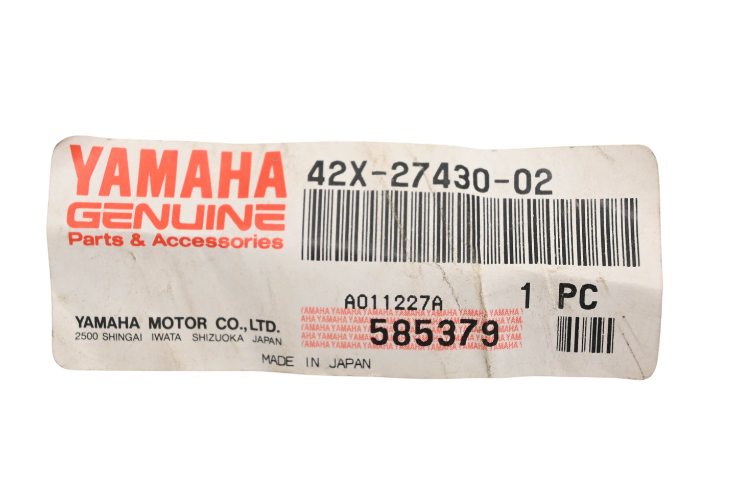 New OEM Yamaha 42X-27430-02-00 Left Rear Foot Peg NOS