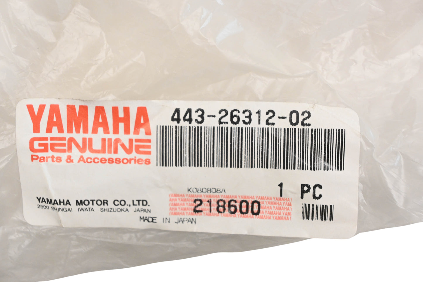 New OEM Yamaha 443-26312-02-00 Throttle Cable Assembly NOS