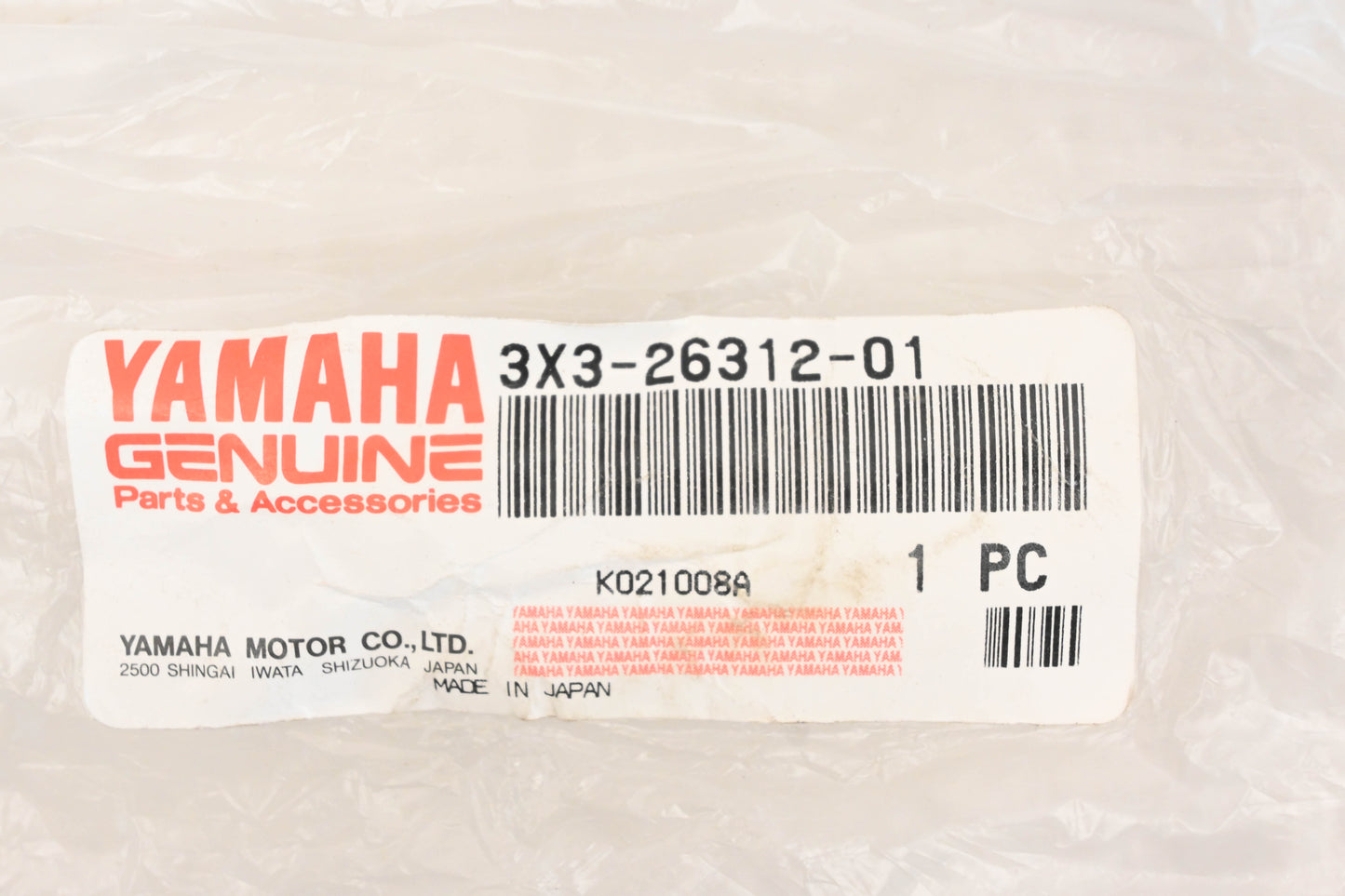 New OEM Yamaha 3X3-26312-01-00 Throttle Cable Assembly NOS