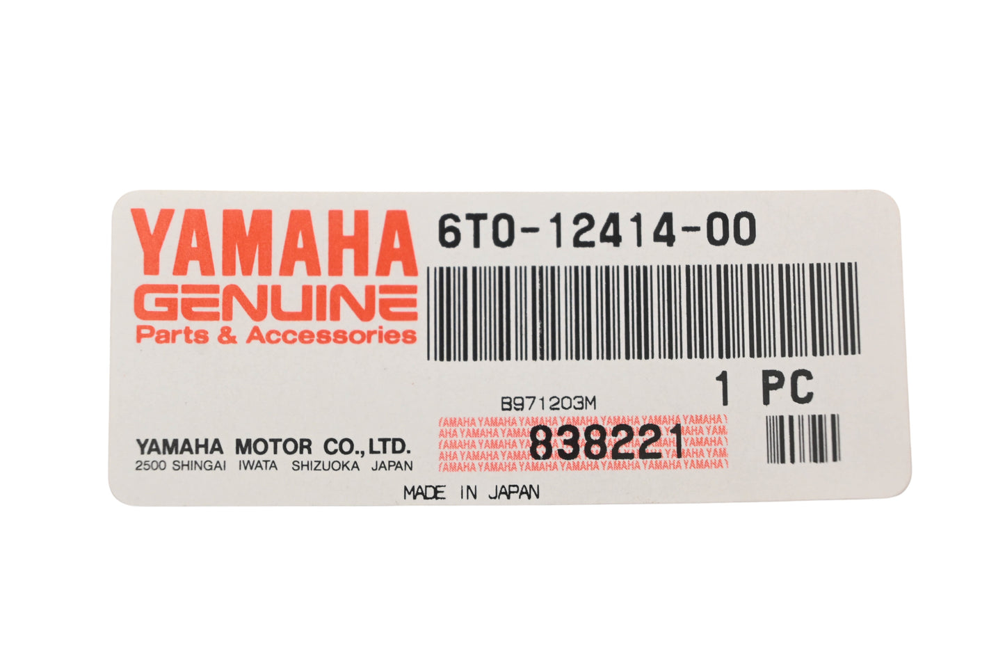 New OEM Yamaha 6T0-12414-00-00 Thermostat Housing Gasket NOS