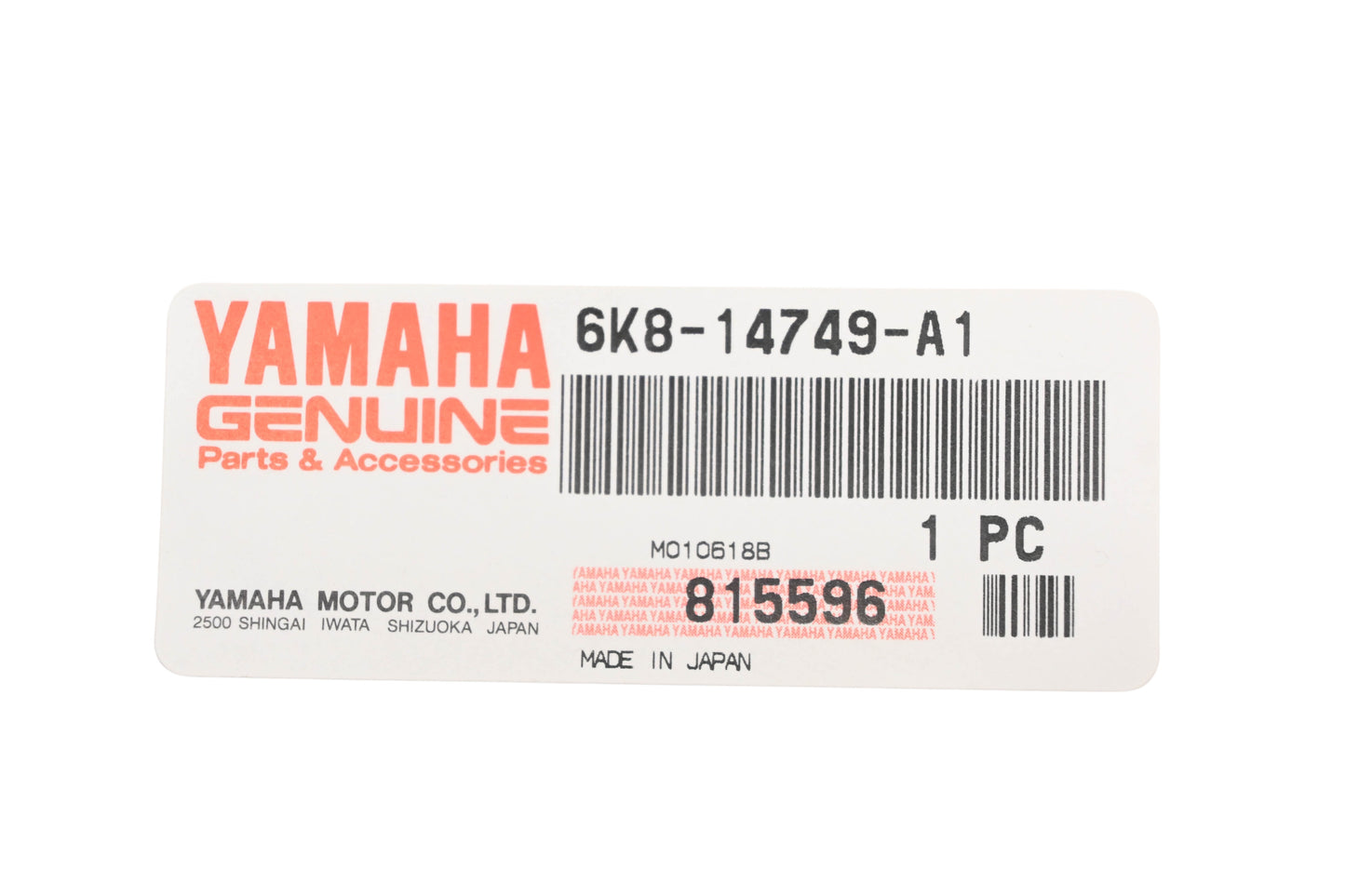 New OEM Yamaha 6K8-14749-A1-00 Muffler Damper Gasket NOS