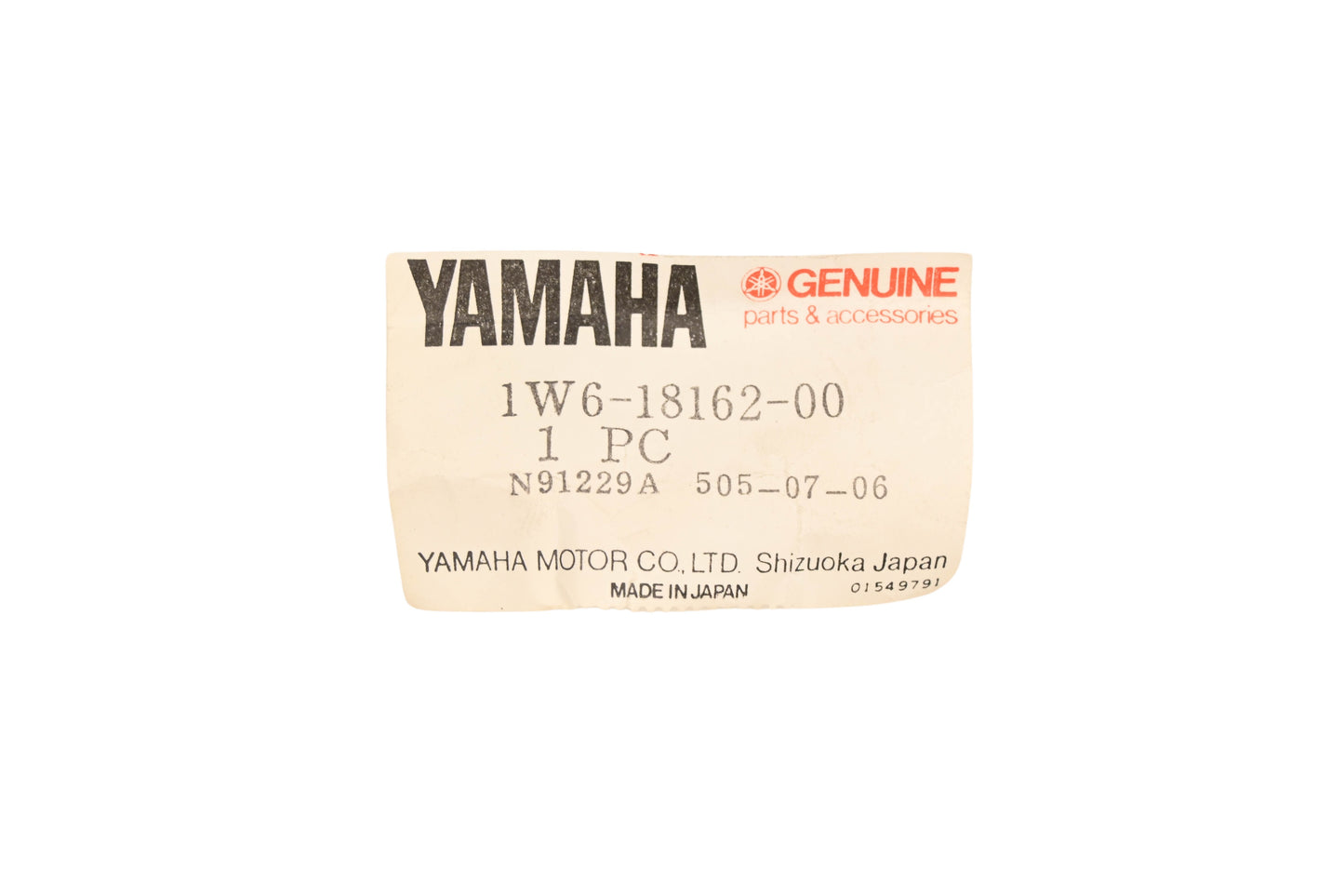 New OEM Yamaha 1W6-18162-00-00 Shift Change Pedal NOS