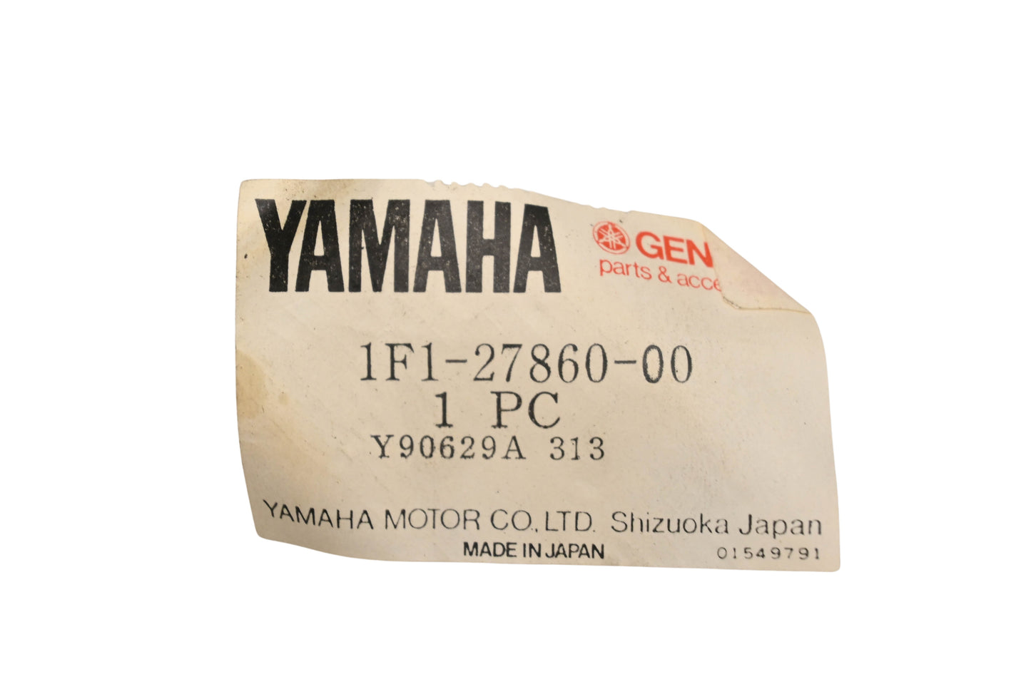 New OEM Yamaha 1F1-27860-00-00 Righthand Footpeg NOS