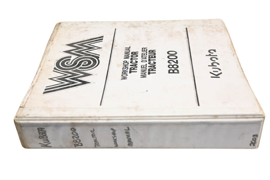 Kubota 97897-10613 B8200 Tractor Workshop Manual