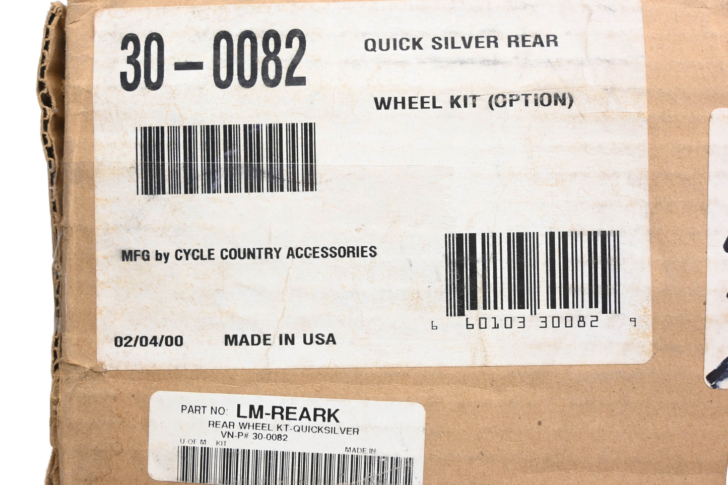 Cycle Country 30-0082, LM-REARK Rear Wheel Kit NOS