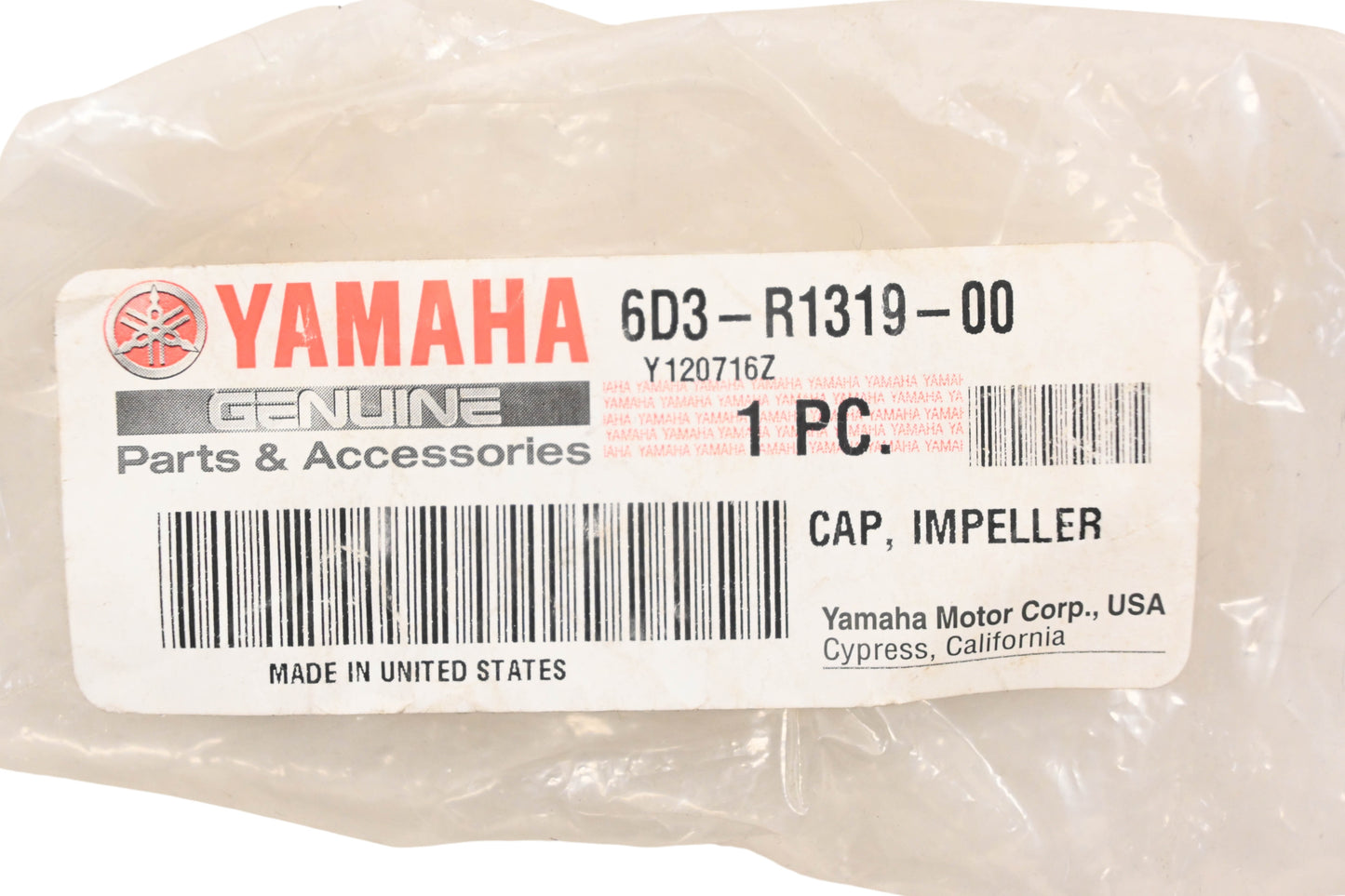 New OEM Yamaha 6D3-R1319-00-00 Impeller Ring NOS