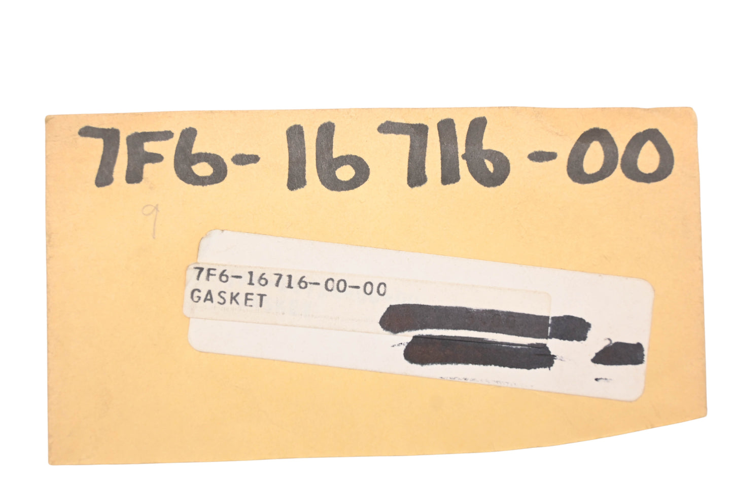 New OEM Yamaha 7F6-16716-00-00 Cap Gasket NOS