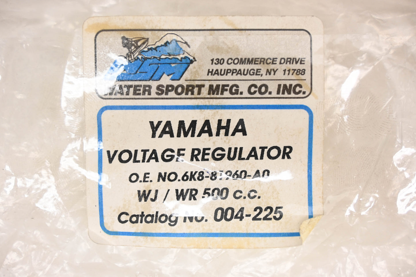 WSM 004-225, 6K8-81960-A0-00 Voltage Regulator Rectifier NOS