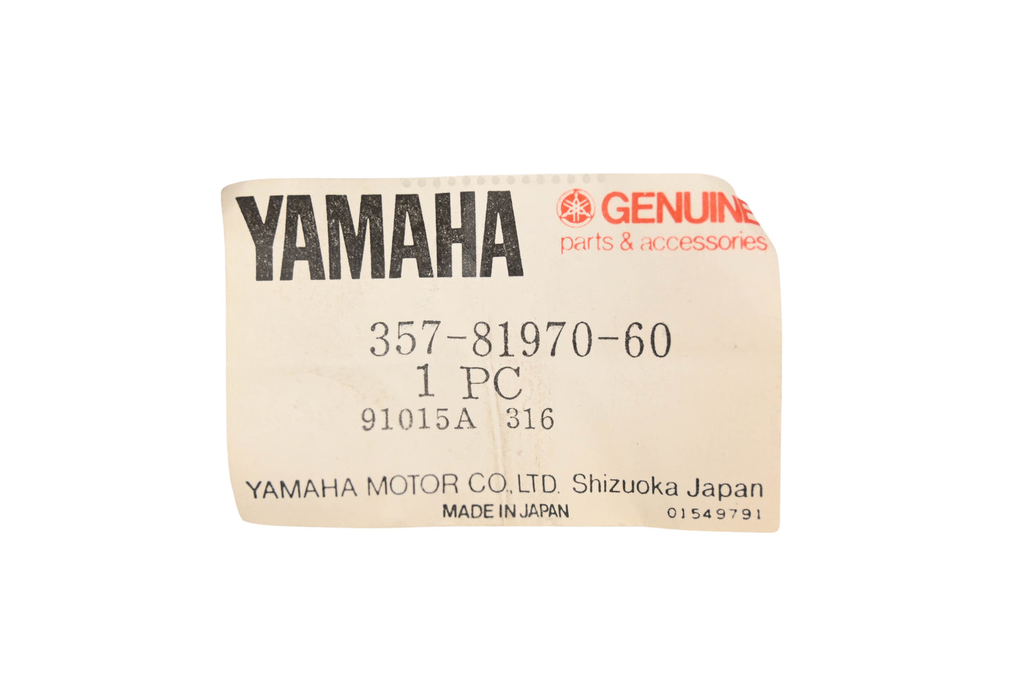 New OEM Yamaha 357-81970-60-00 Rectifier NOS