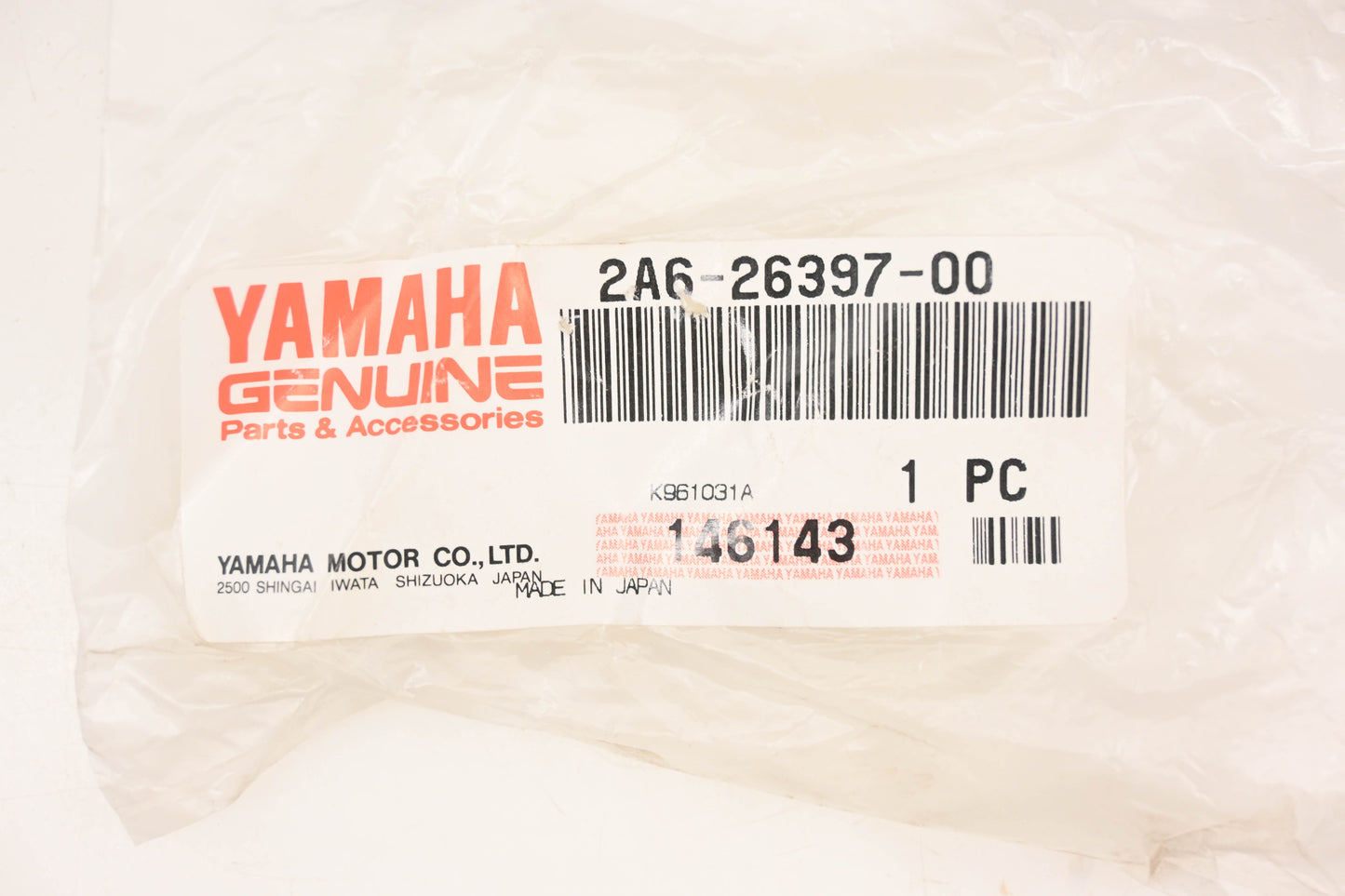New OEM Yamaha 2A6-26397-00-00 Cable Clamp NOS