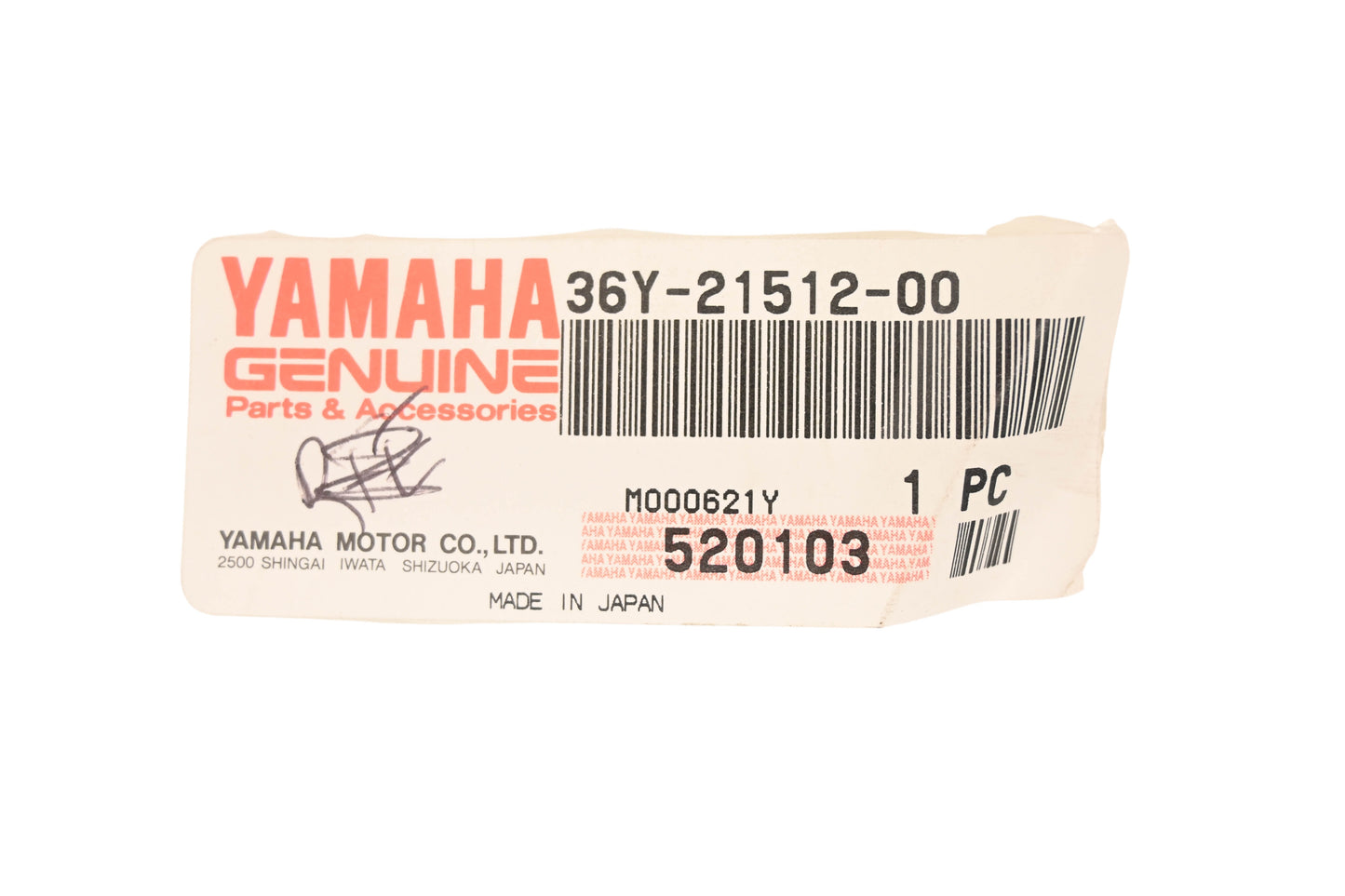 New OEM Yamaha 36Y-21512-00-00 Front Fender Bracket NOS