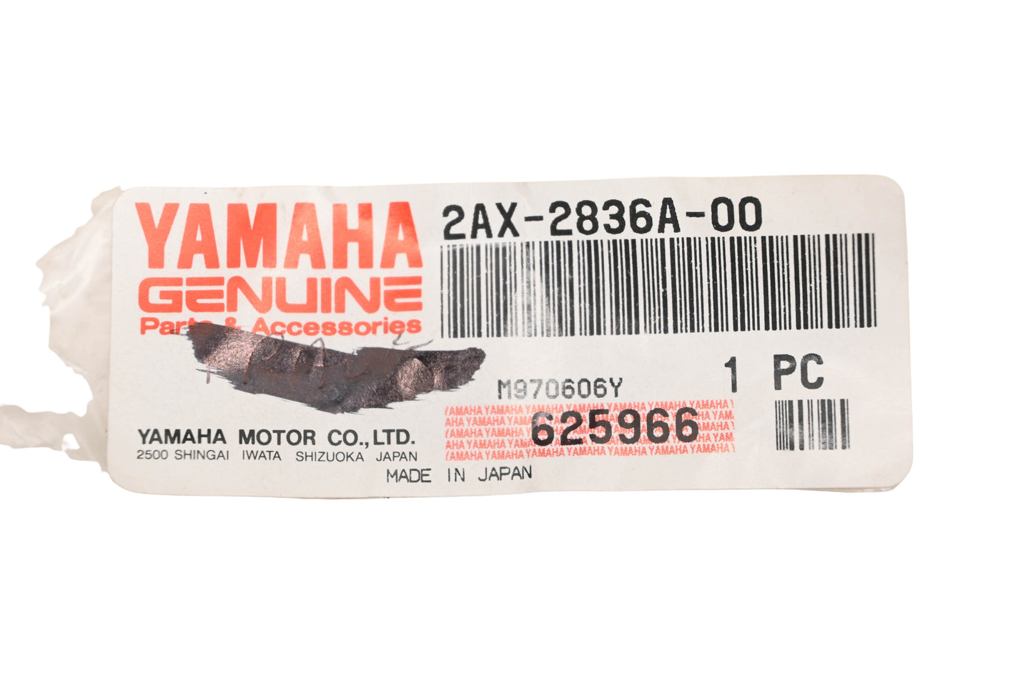 New OEM Yamaha 2AX-2836A-00-00 Bracket NOS