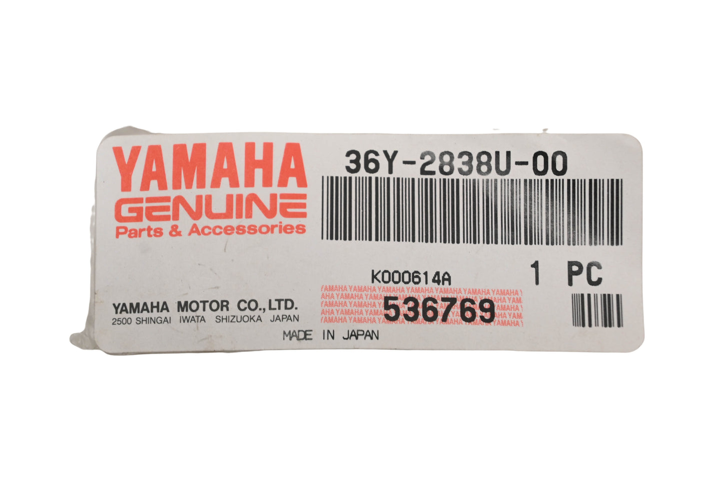 New OEM Yamaha 36Y-2838U-00-00 Duct NOS