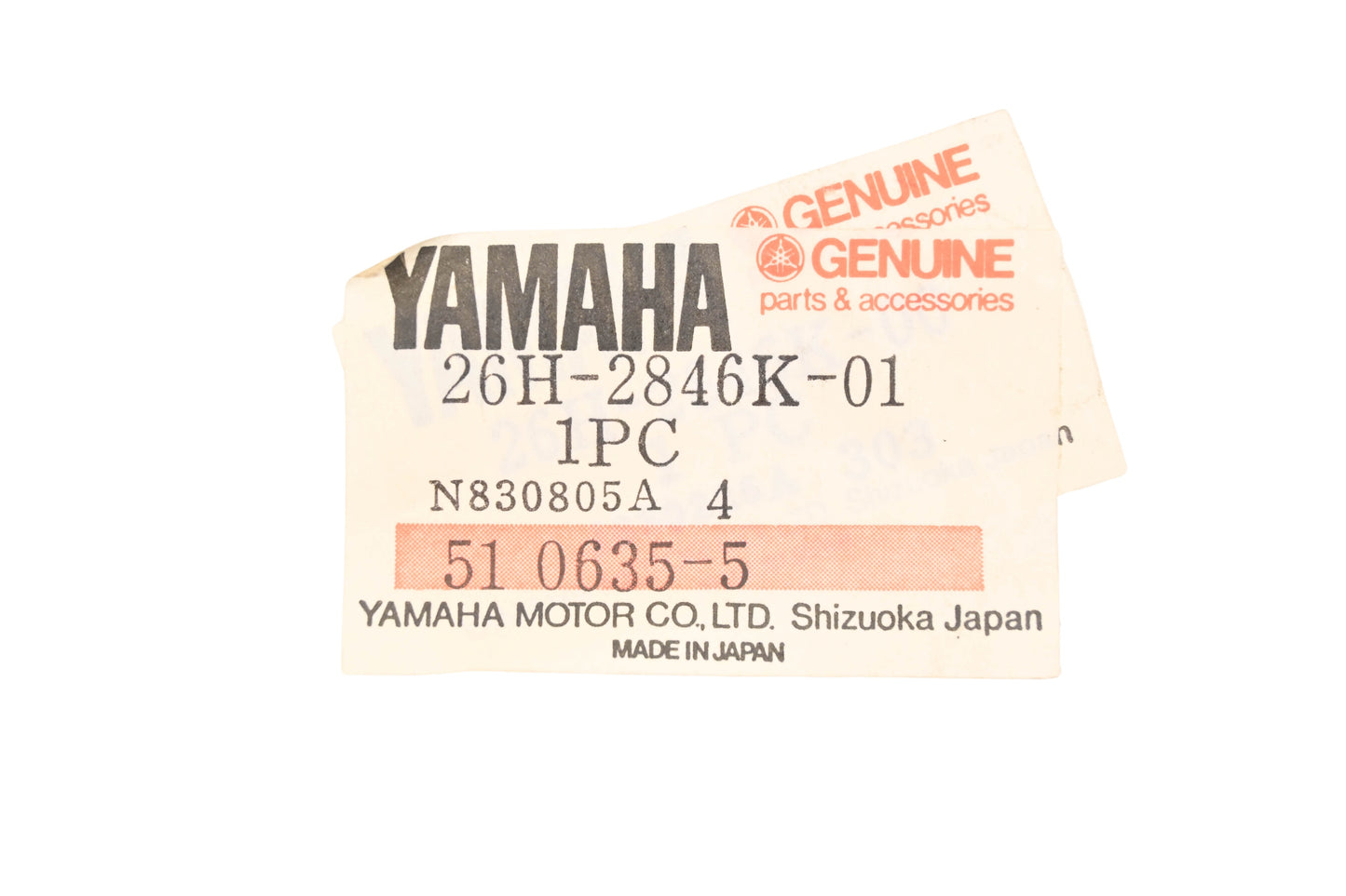 New OEM Yamaha 26H-2846K-01-00 Travel Trunk Hinge Cover NOS