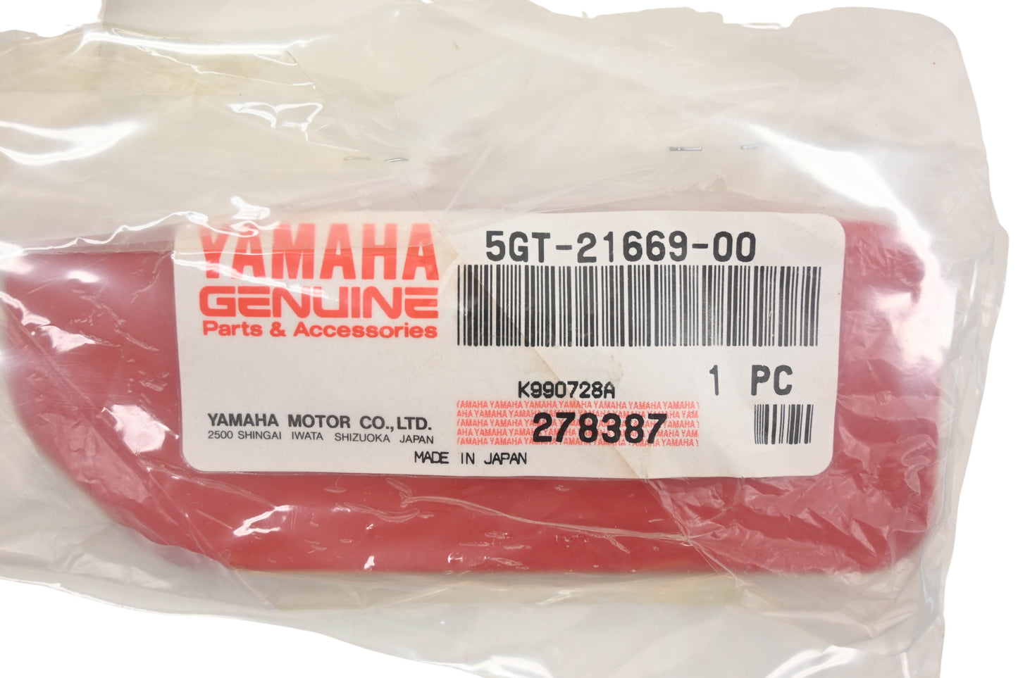 New OEM Yamaha 5GT-21669-00-00 Red Seal NOS