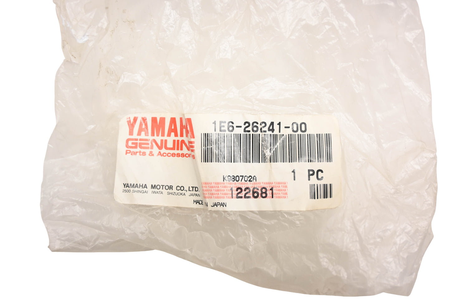 New OEM Yamaha 1E6-26241-00-00 Throttle Grip NOS
