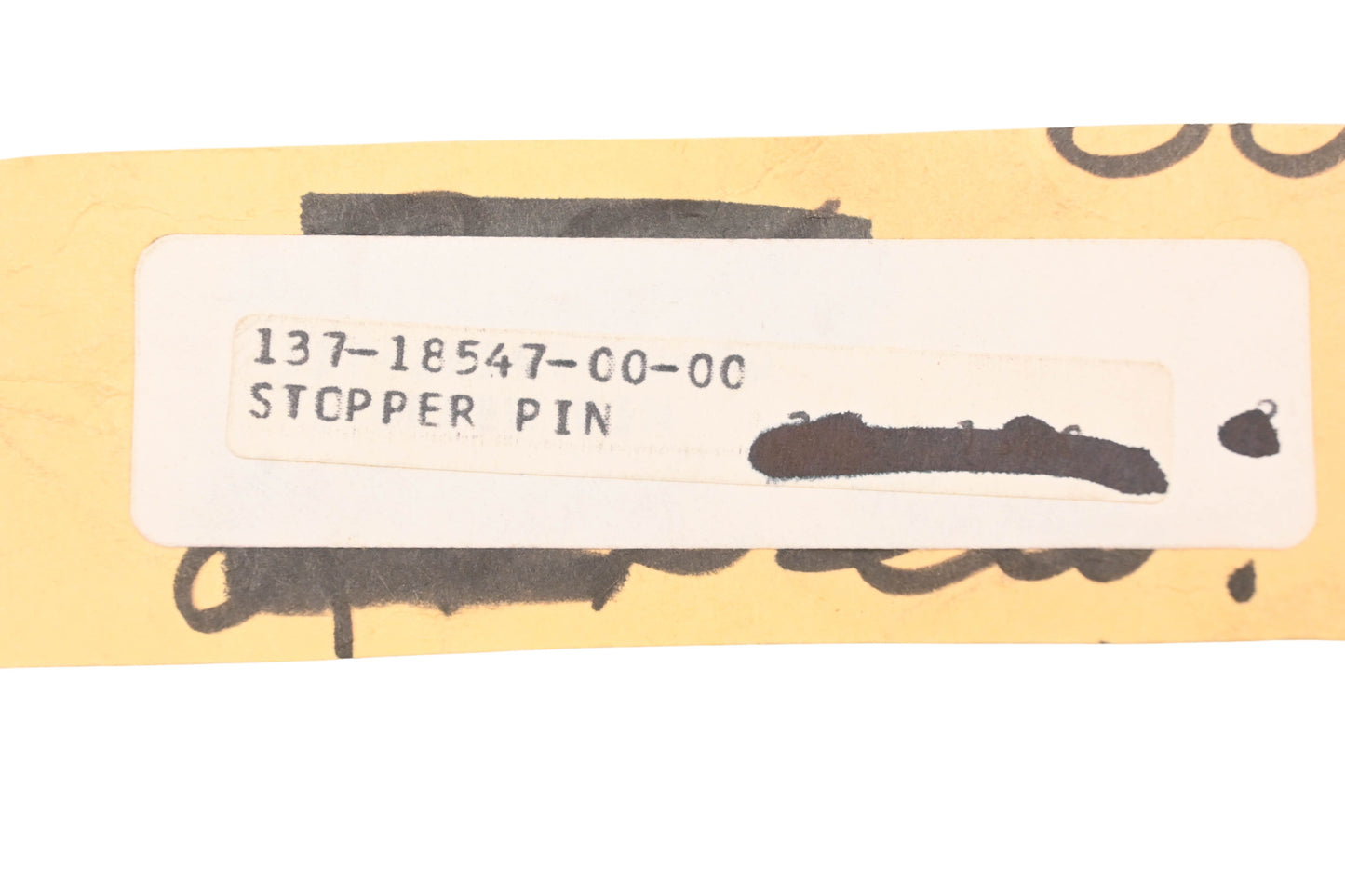 New OEM Yamaha 137-18547-00-00 Cam Stopper Pin NOS