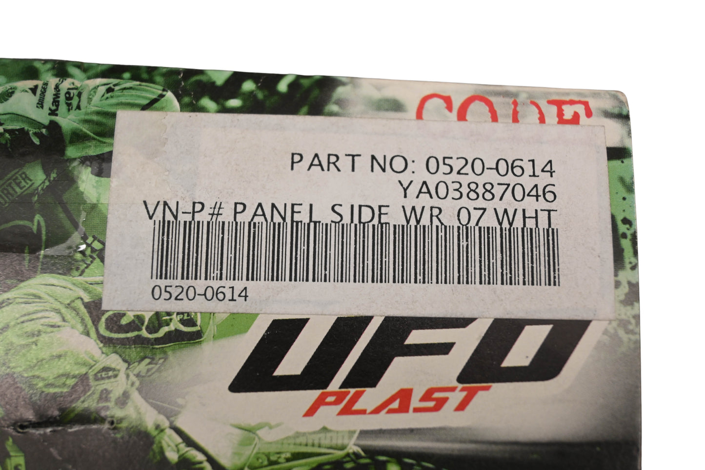 UFO Plast 0520-0614, YA03887046 White Side Panel Kit NOS