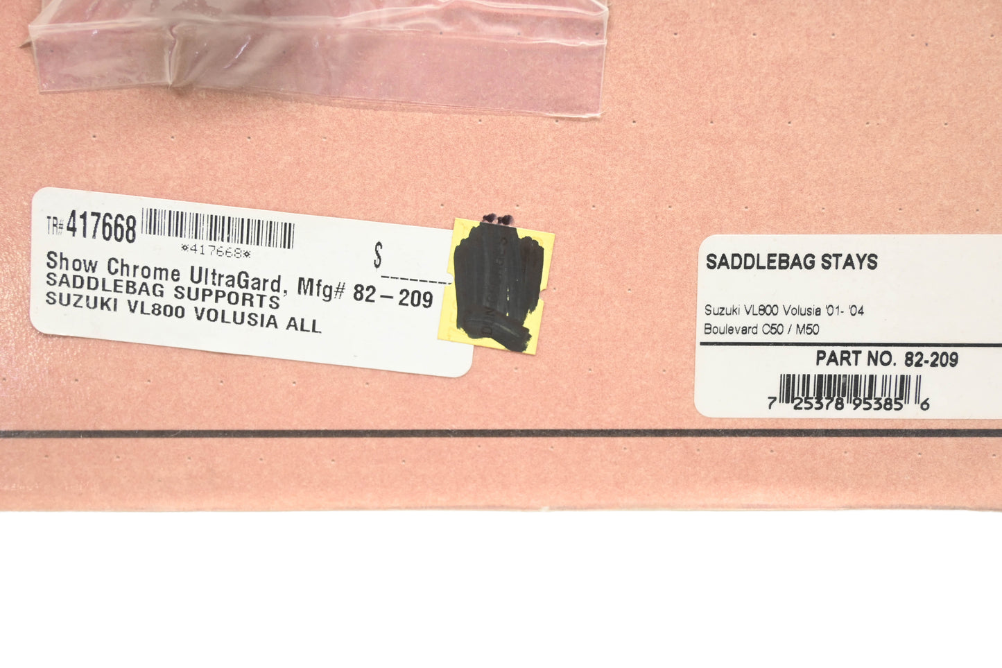 Show Chrome 82-209, 417668 Saddlebag Support Stay Kit NOS