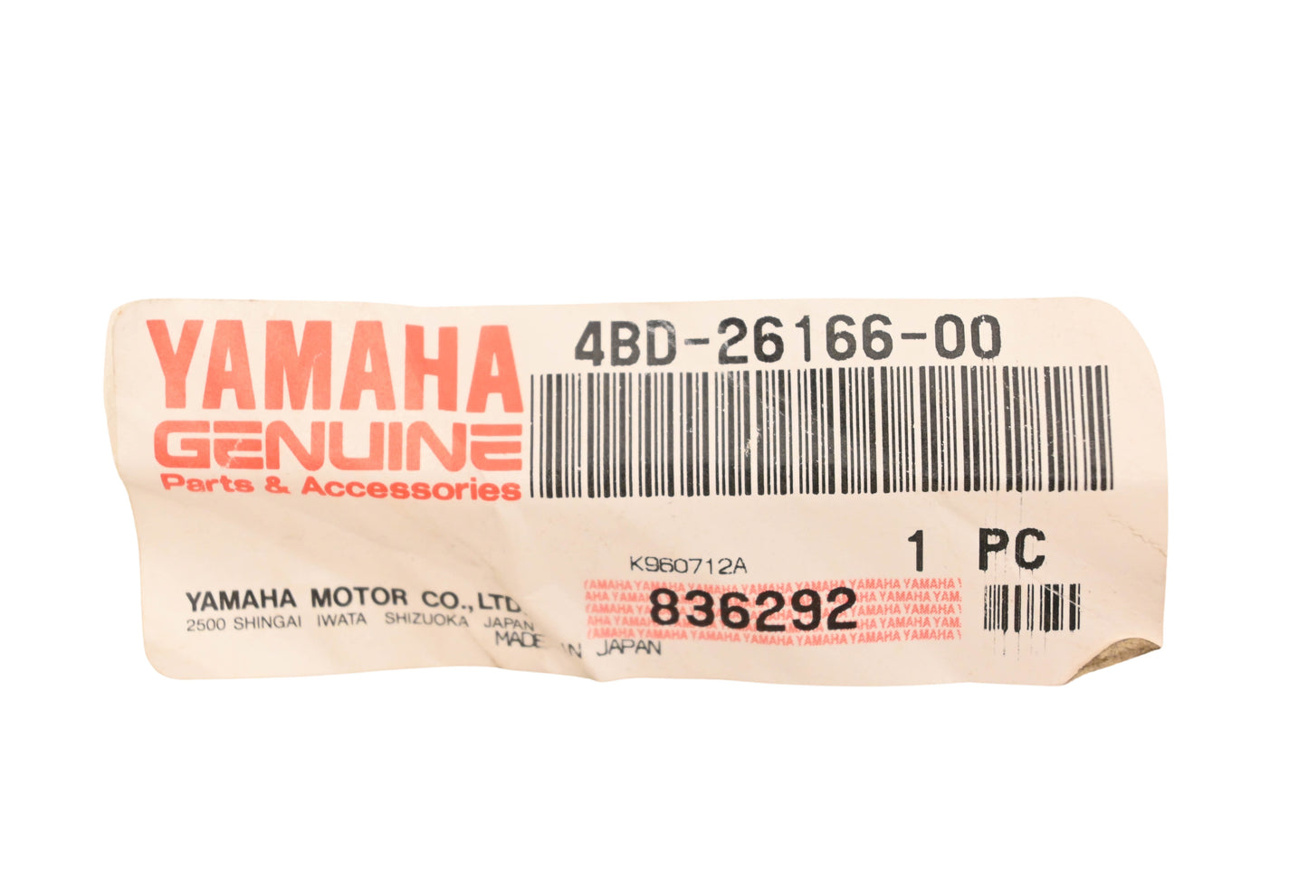 New OEM Yamaha 4BD-26166-00-00 Drive Selector Lever Grip NOS