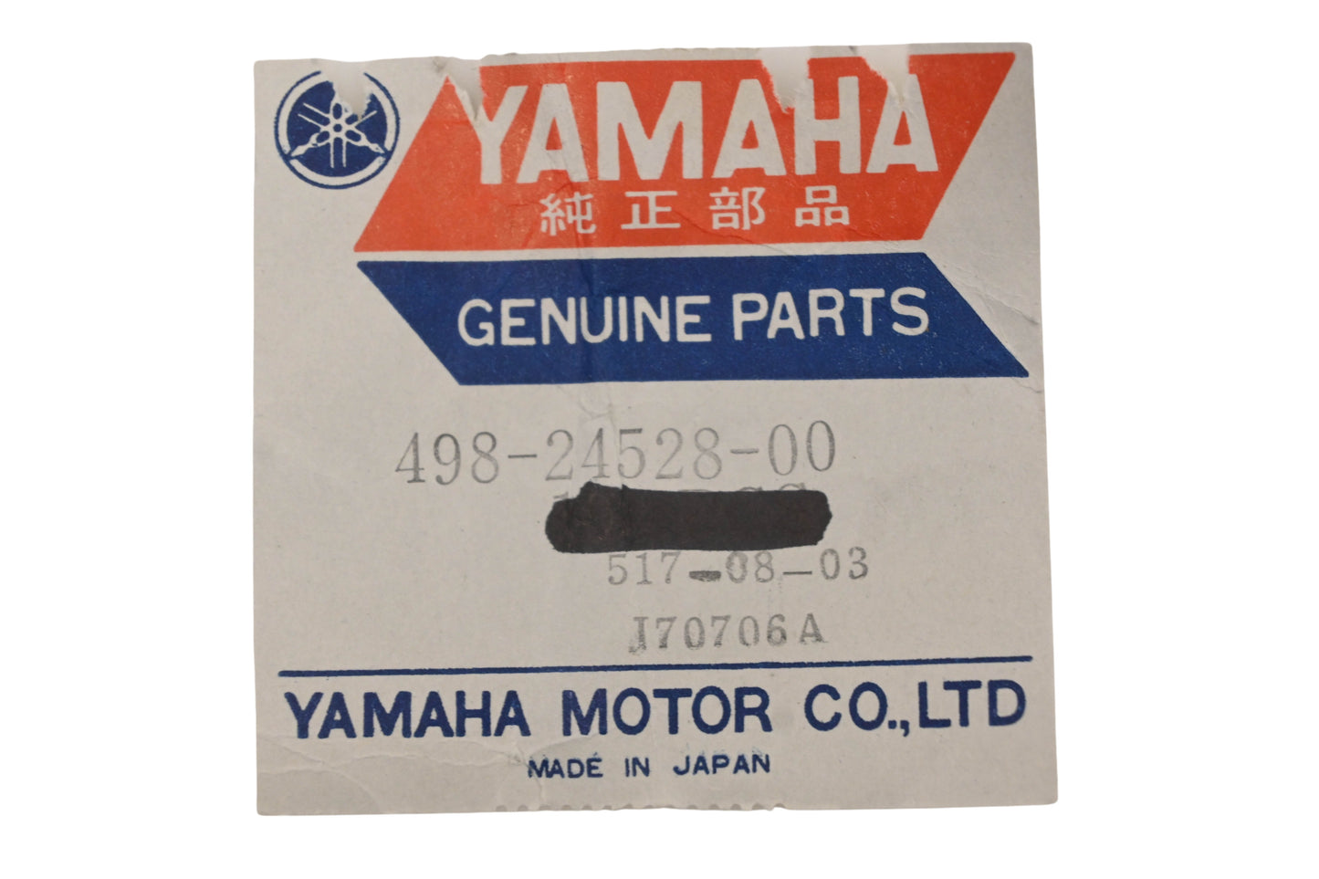 New OEM Yamaha 498-24528-00-00 Gasket NOS