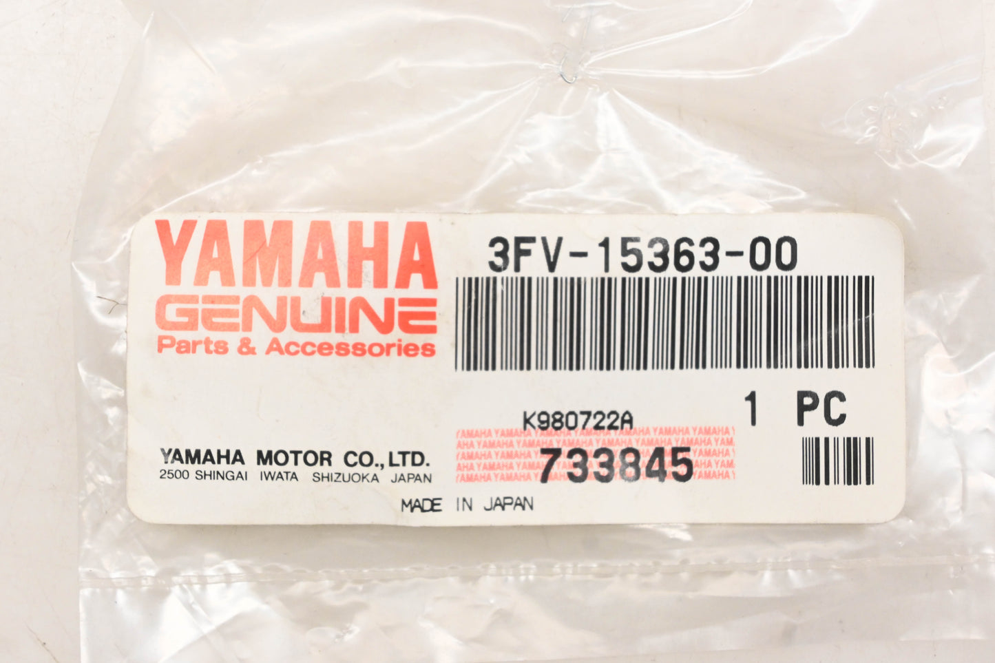 New OEM Yamaha 3FV-15363-00-00, 3FV-15363-00 Oil Drain Plug NOS