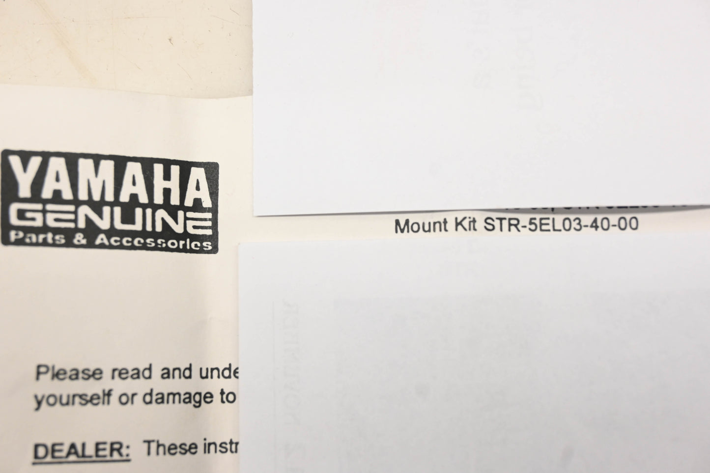 New OEM Yamaha STR-5EL03-40-00 Windshield Mount Kit NOS