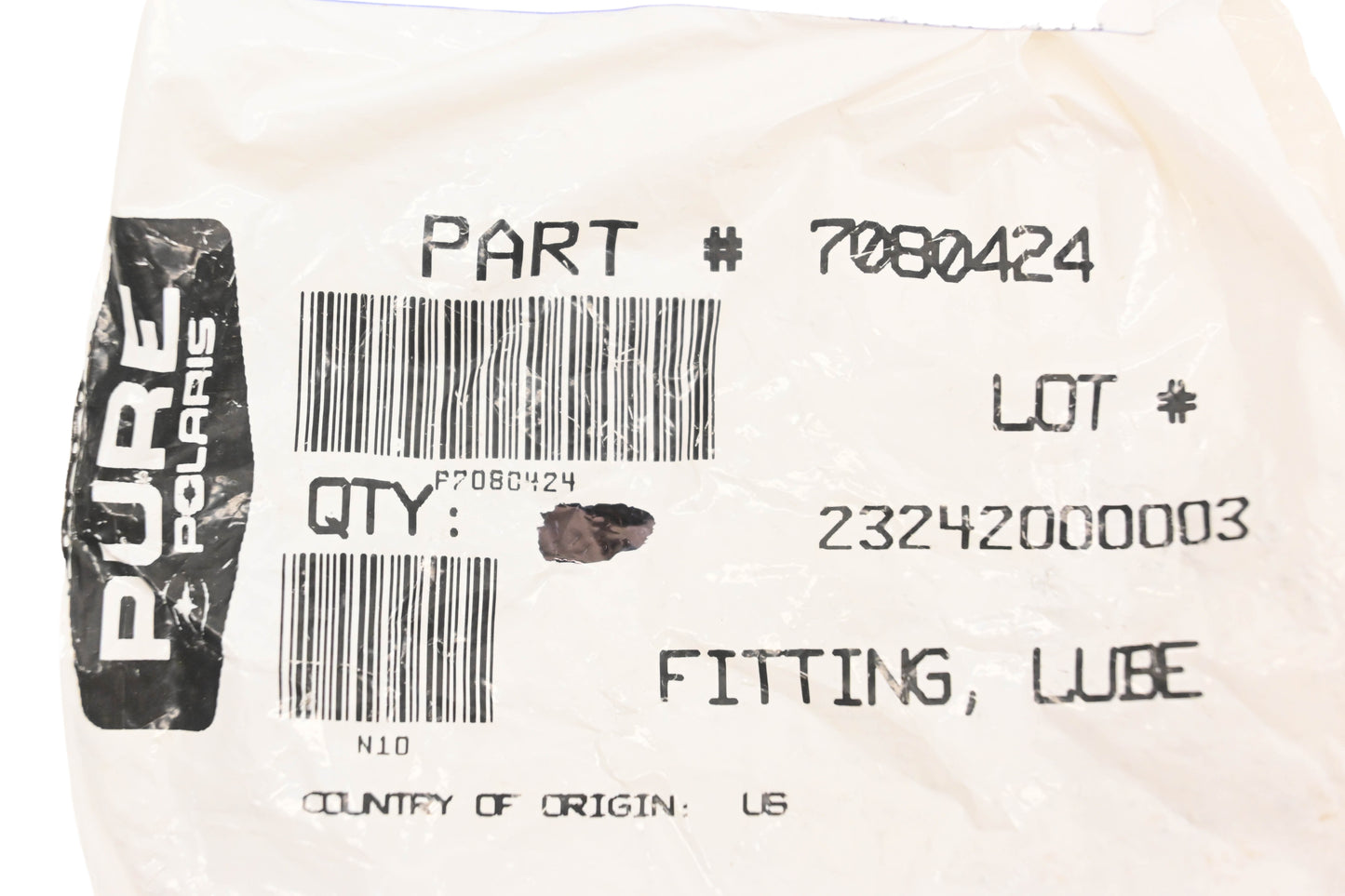 New OEM Polaris 7080424 Grease Lube Fittings Qty 2 NOS