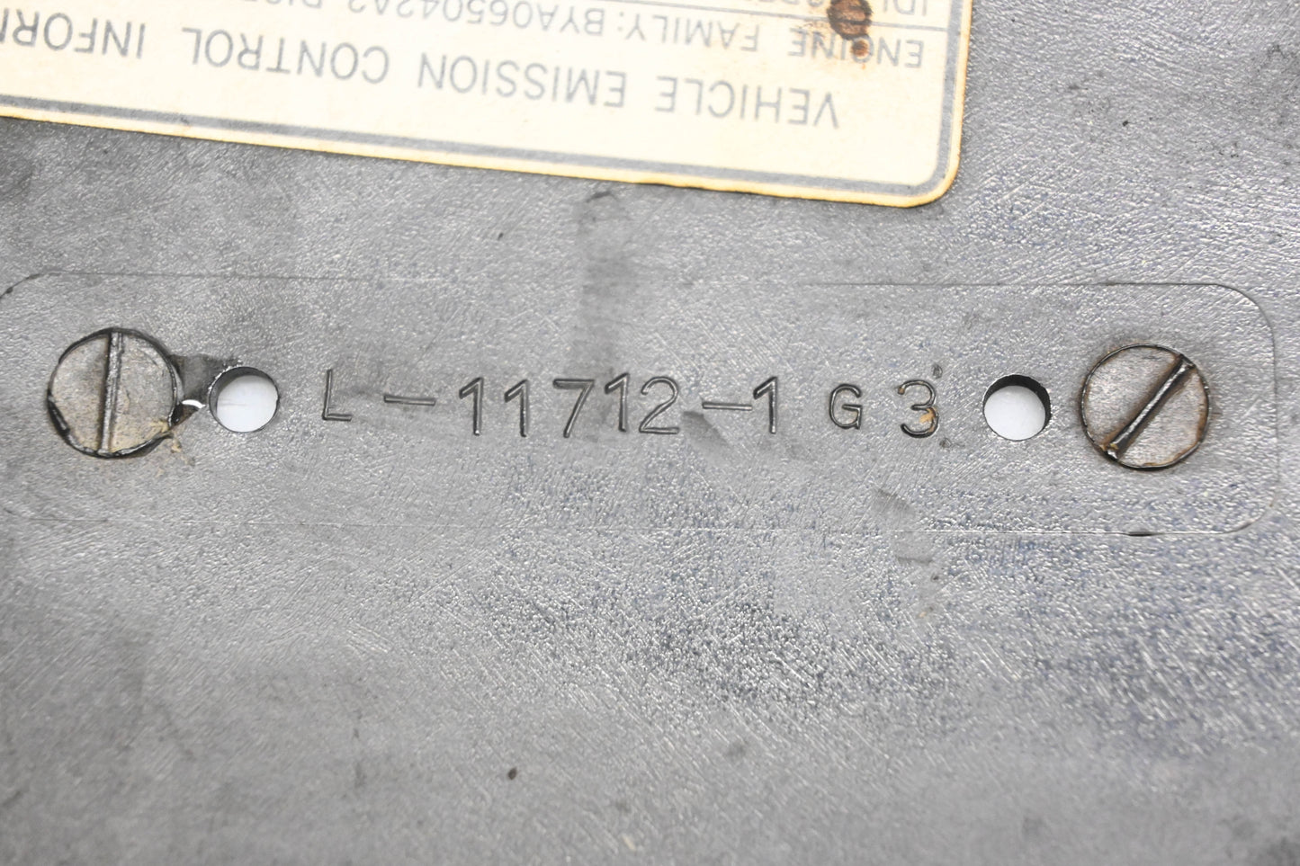OEM Yamaha L-11712-1G3 Black Plastic Side Cover