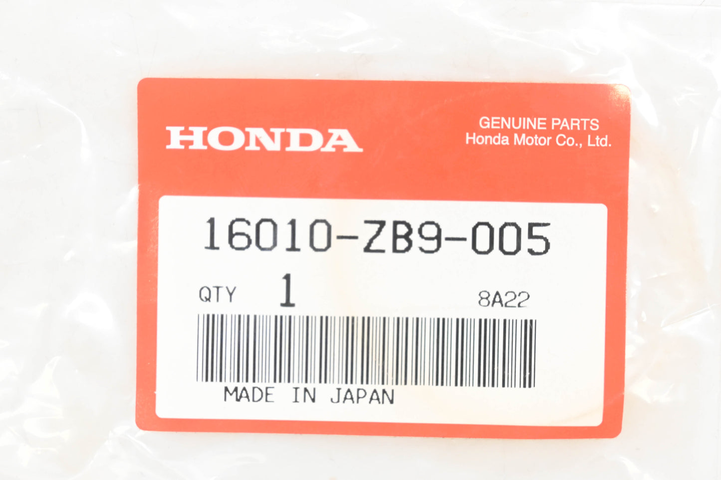 New OEM Honda 16010-ZB9-005 Carburetor Gasket Kit NOS