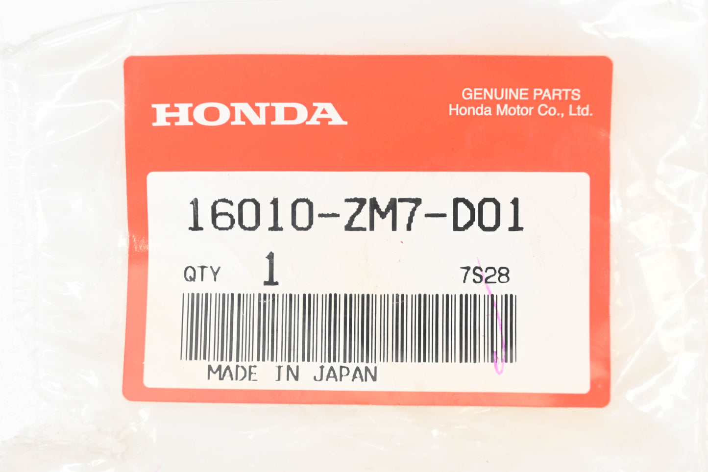 New OEM Honda 16010-ZM7-D01 Carburetor Gasket Kit NOS
