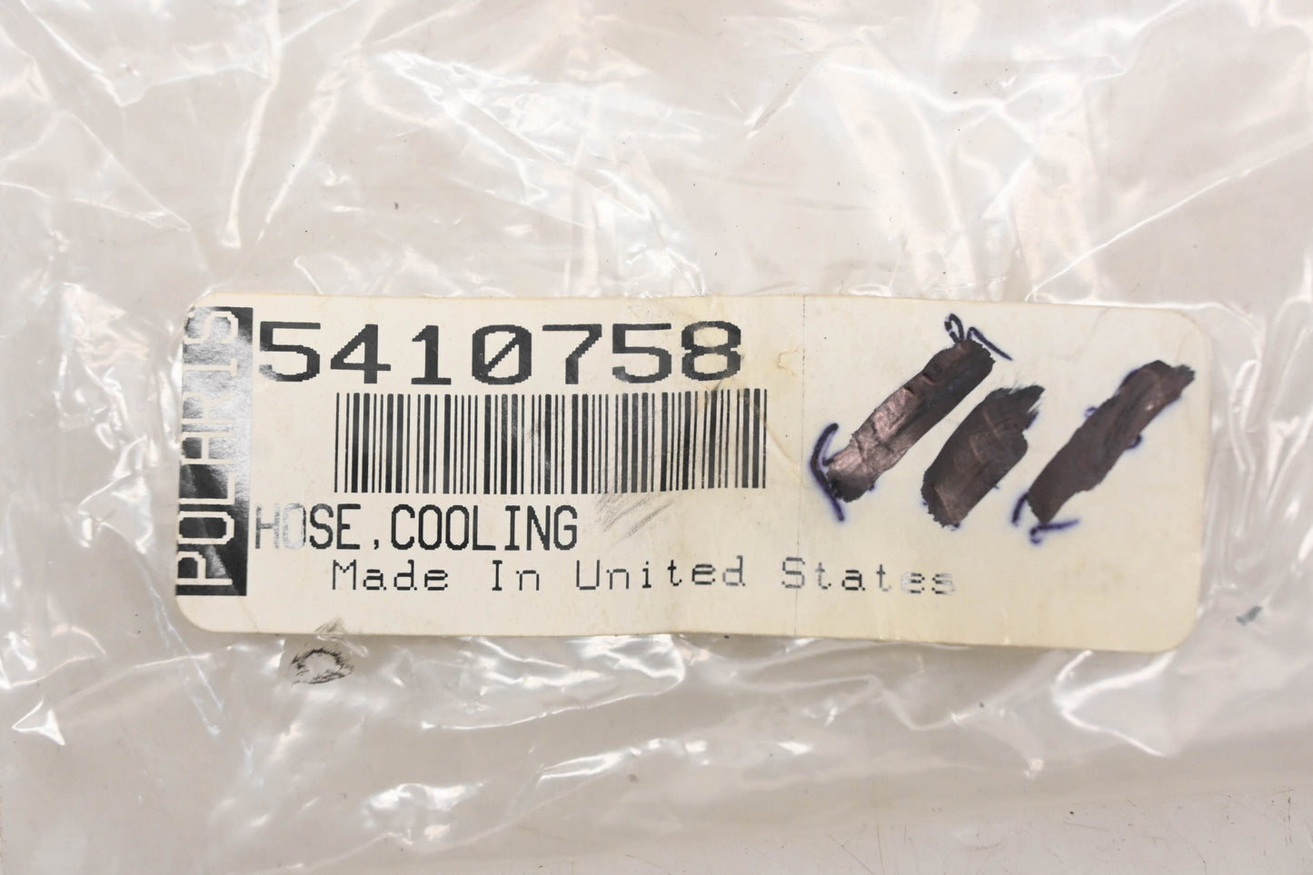 New OEM Polaris 5410758 Cooling Hose NOS