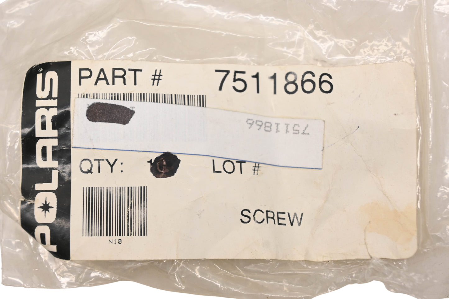 New OEM Polaris 7511866 Gold Screws Qty 2 NOS