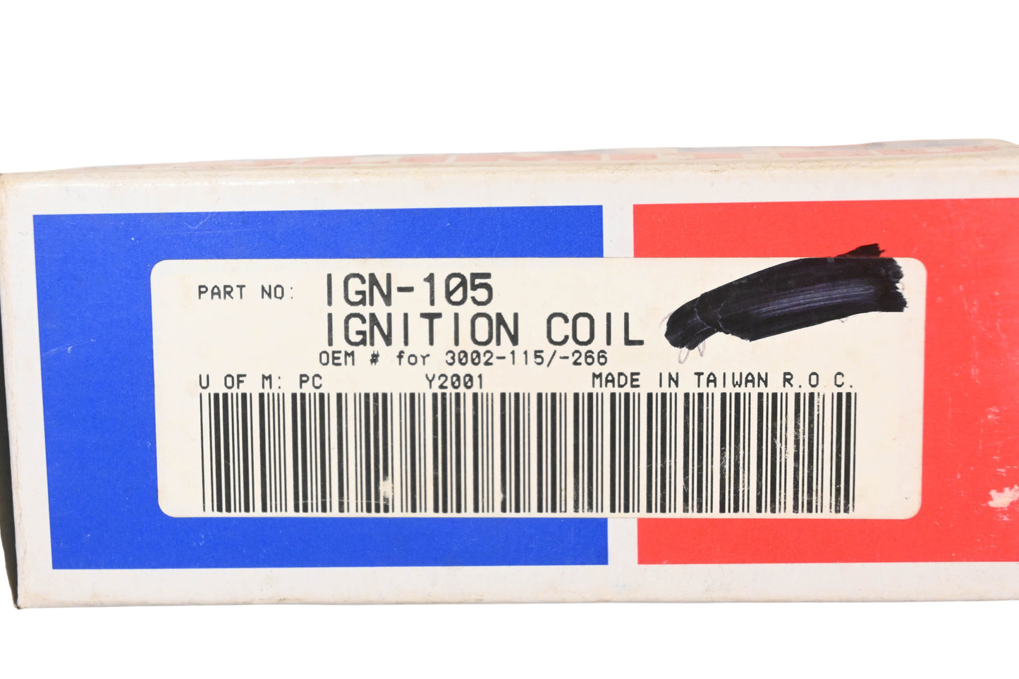 Parts Unlimited IGN-105, 3002-115, 3002-266 Ignition Coil NOS