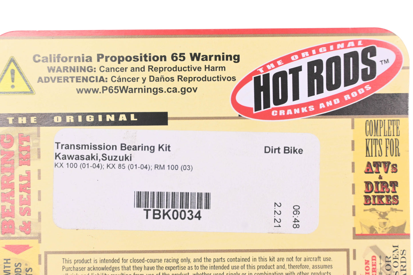 Hot Rods TBK0034 Transmission Bearing Kit NOS