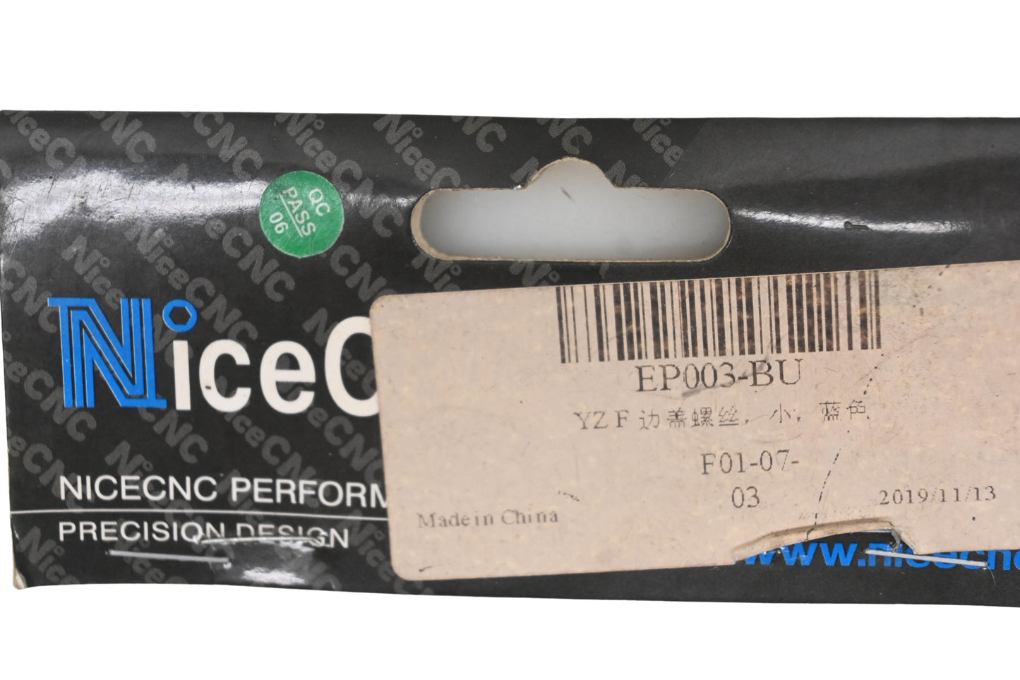NiceCNC F01-07-03, EP003-BU Blue Plug NOS