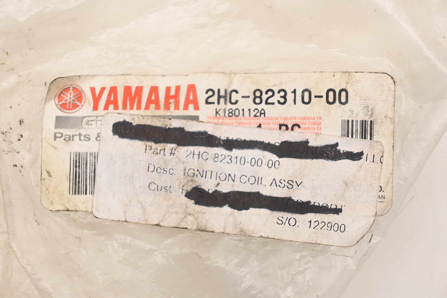 New OEM Yamaha 2HC-82310-00-00 Ignition Coil NOS