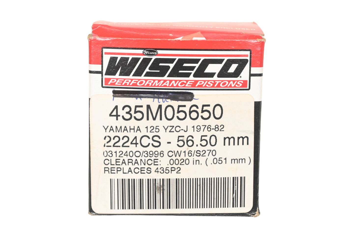 Wiseco 435M05650, 3996B Piston Kit NOS