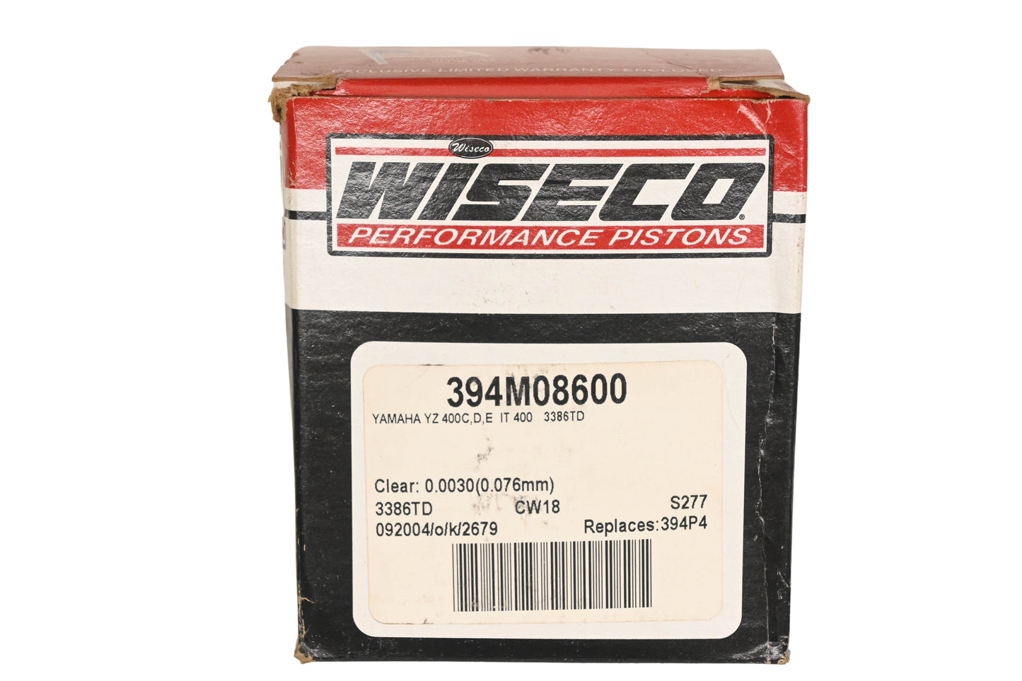 Wiseco 394M08600 Piston Kit NOS