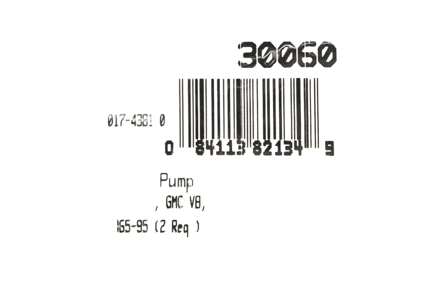 Felpro 30060 Water Pump Gasket NOS