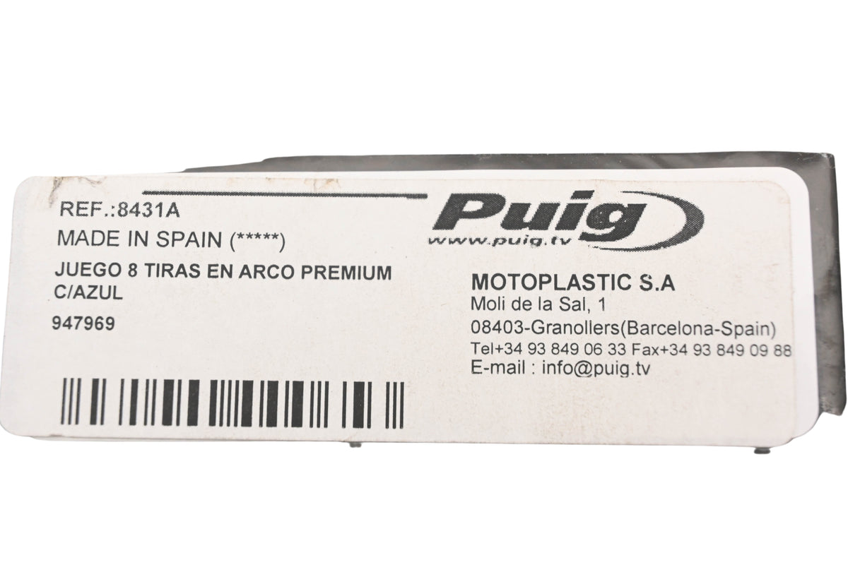 Puig 8431A Blue Rim Strip Graphic Kit NOS