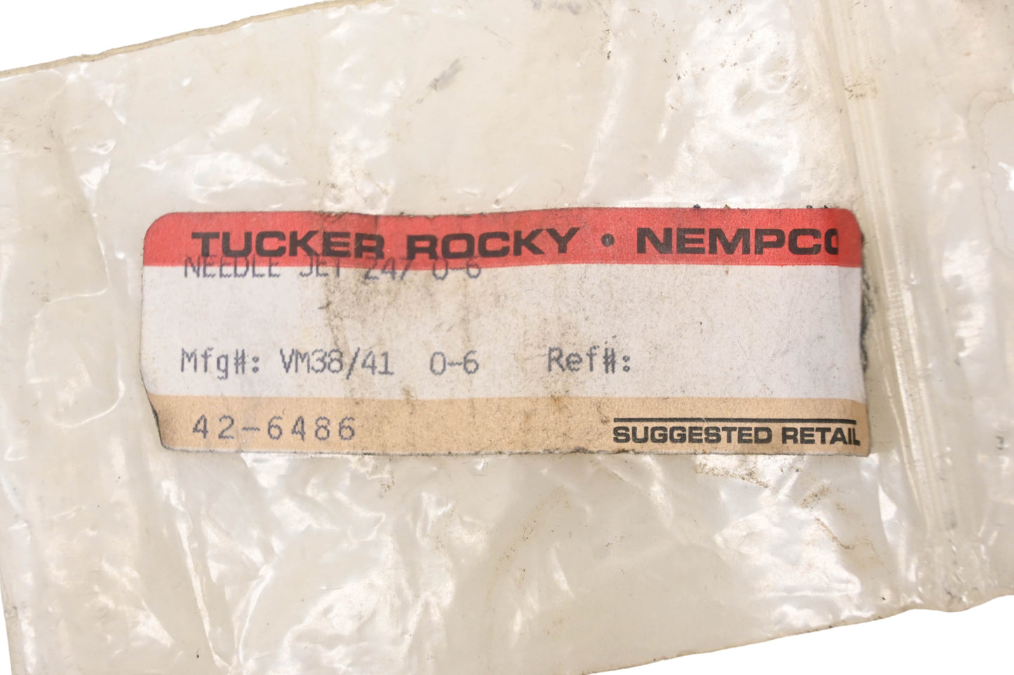 Rocky Tucker 42-6486, VM38/41 0-6 Needle Jet NOS