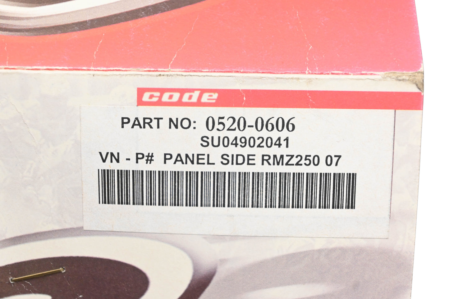 UFO Plast 0520-0606, SU04902041 White Side Panel Kit NOS