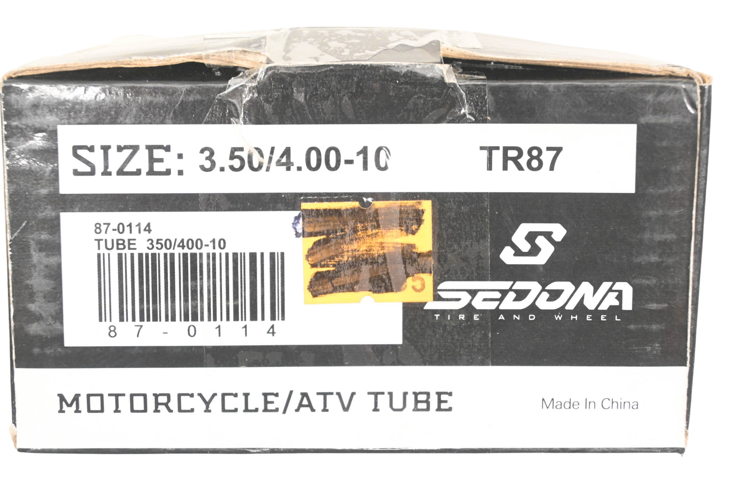 Sedona 87-0114 3.50/4.00-10 TR87 Tire tube NOS