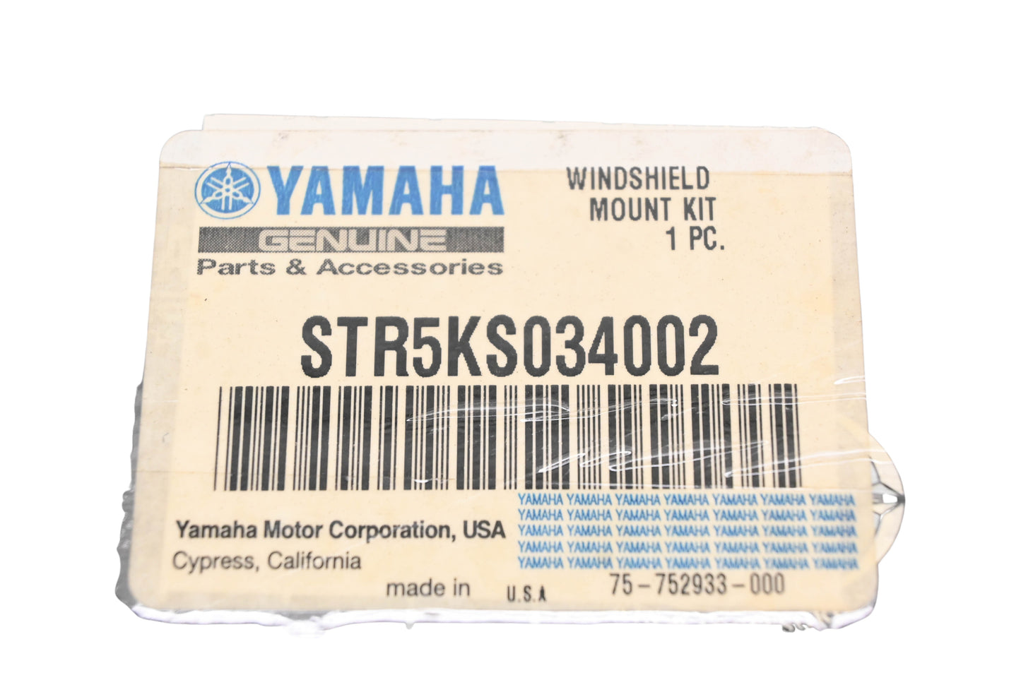 New OEM Yamaha STR-5KS03-40-02 V-Star Classic Windshield Mount Kit NOS