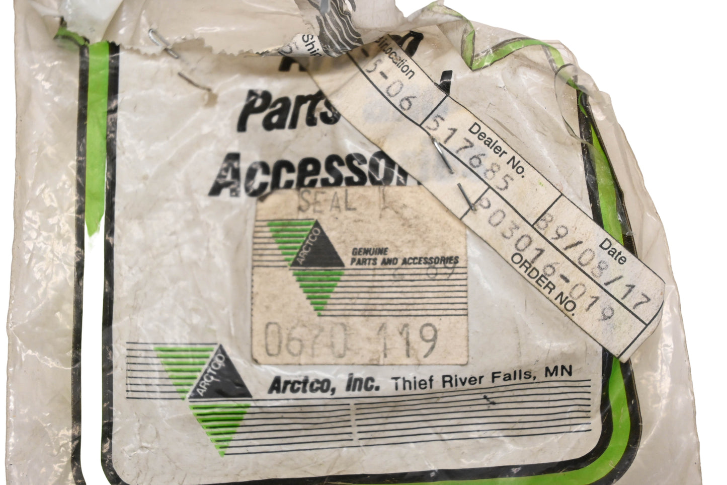 New OEM Arctic Cat 0670-119 Gas Cap Gaskets Qty 2 NOS