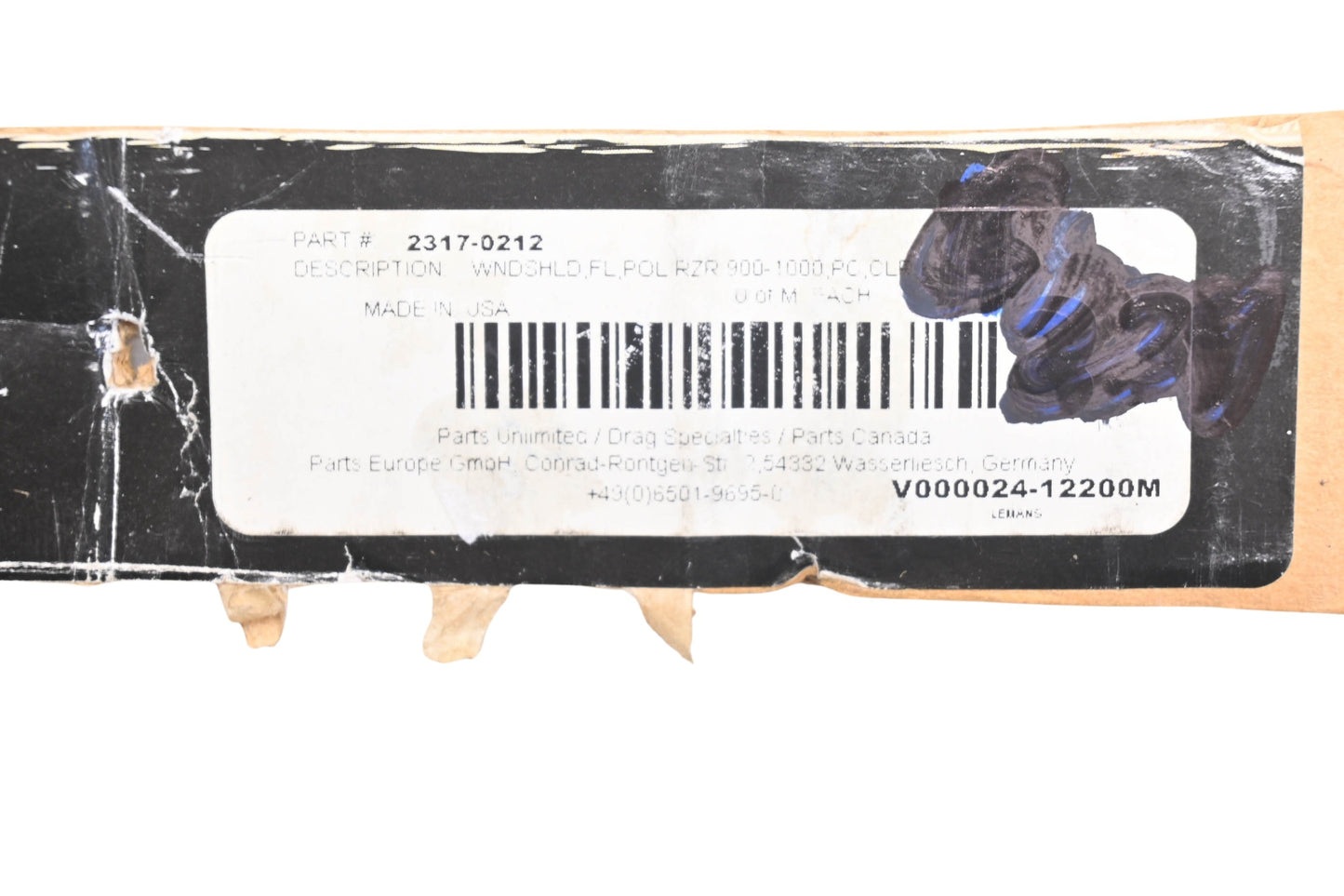 Moose Utility Division 2317-0212 Windshield NOS